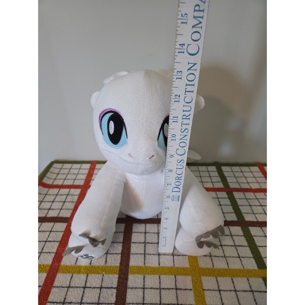 Build A-Bear Light Fury Plush How to Train Your Dragon Hidden World White 12in - Picture 7 of 9